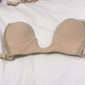 Convertible low back plunge bra